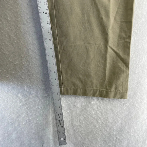 Haggar Pants Men's Sz 40X29 Khaki Brown High Rise Straight Leg Classic Chino - Picture 5 of 12